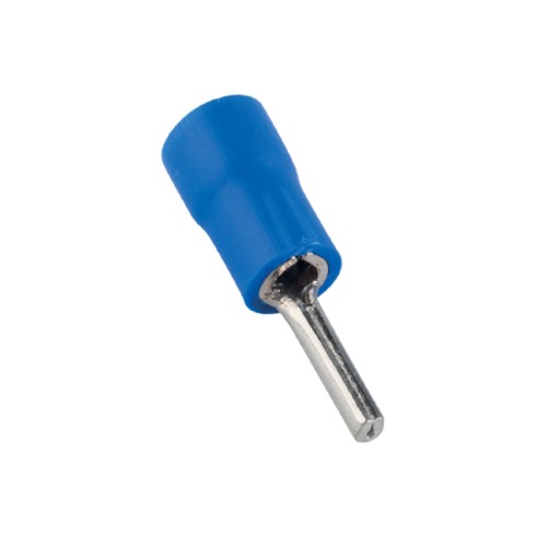 Terminale Isolato a Spina Blu 1.5-2.5mm² con puntale da 10mm | Confezione da 100 pz | | Elmark 59103