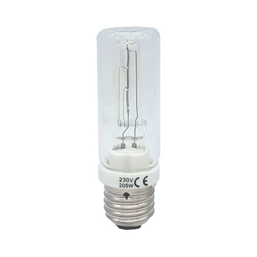 Lampadina eco alogena 205W (250W), CRI 100, luce calda e dimmerabile