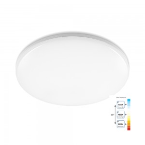 Plafoniera da esterno con sensore di movimento e crepuscolare colore bianco  grado di protezione IP65 serie ever Fan europe LED-EVER-XL-MW-BCO