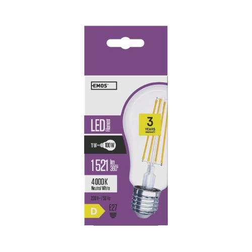 lampadina LED Philips 11W E27 luce calda Goccia