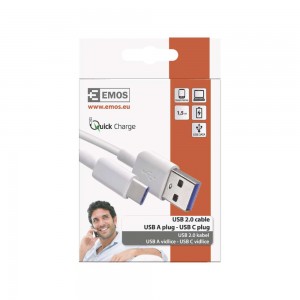 Alimentatore USB A+C 15W 3A 5V 2M bianco - VIW 14295.AC - Elmax - Materiale  elettrico online