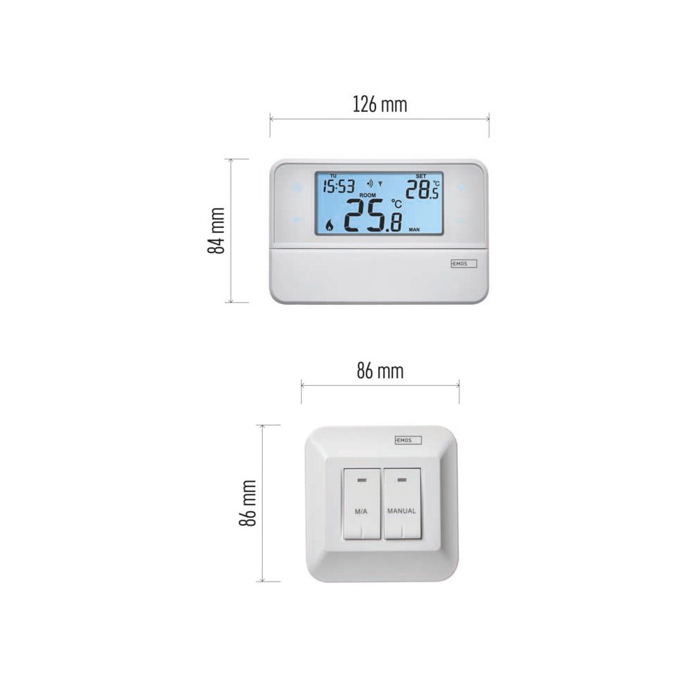 Cronotermostato modulante wireless THINK