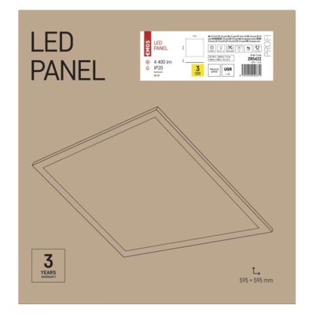 Cornice per pannello LED Maxxo e Proxo 60X60 Emos ZR9034