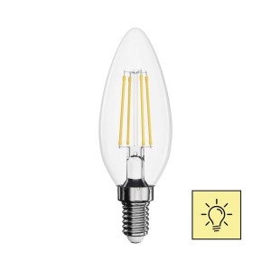 Lampadina led E14 oliva 4,5w 2700k